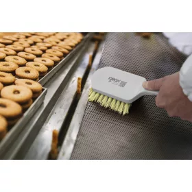   Igeax élelmiszeripari kefe forró felületek (200°C -ig) tisztításához fehér 0,6mm erős sörtével