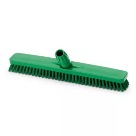   Igeax élelmiszeripari padlósúrolókefe 45cm széles zöld, 0,75mm kemény sörtével