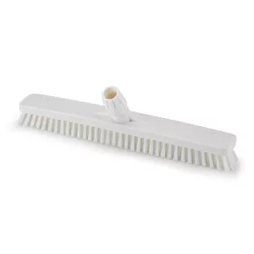   Igeax élelmiszeripari padlósúrolókefe 45cm széles fehér, 0,75mm kemény sörtével