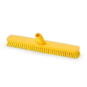   Igeax élelmiszeripari padlósúrolókefe 45cm széles sárga, 0,5mm közepes sörtével