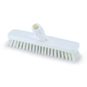  Igeax élelmiszeripari padlósúrolókefe 30cm széles fehér, 0,5mm közepes sörtével