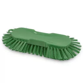   Igeax élelmiszeripari ergonomikus kézi kefe, nagy méretű, lekerekített végekkel, zöld