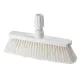 Igeax élelmiszeripari rövid seprű, partvis fej, 0,75mm kemény sörtével, fehér