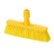 Igeax élelmiszeripari rövid seprű, partvis fej, 0,75mm kemény sörtével, sárga