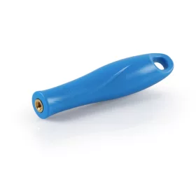   Igeax élelmiszeripari menetes nyél, kék, 12cm,  cső- és üvegtisztító flexibilis hosszabbító szárhoz