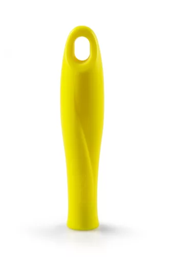 Igeax élelmiszeripari menetes nyél, sárga, 12cm, cső- és üvegtisztító flexibilis hosszabbító szárhoz