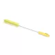 Igeax élelmiszeripari kémcső-, és üvegtisztító kefe, átmérő 40mm, hossz 50cm, sárga