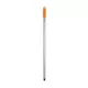 Igeax élelmiszeripari aluminium nyél menetes 80cm-es 22 mm átmérőjű, narancssárga