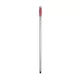 Igeax élelmiszeripari aluminium nyél menetes 80cm-es 22 mm átmérőjű, piros