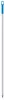 Igeax élelmiszeripari aluminium nyél menetes 150cm-es 25 mm átmérőjű, kék 