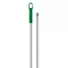 Igeax élelmiszeripari aluminium nyél menetes 150cm-es 25 mm átmérőjű, zöld