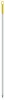 Igeax élelmiszeripari aluminium nyél menetes 150cm-es 25 mm átmérőjű, sárga