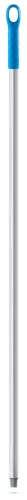 Igeax élelmiszeripari aluminium nyél menetes 130cm-es 25 mm átmérőjű, kék 