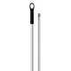 Igeax élelmiszeripari aluminium nyél menetes 130cm-es 25 mm átmérőjű, fekete