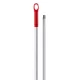 Igeax élelmiszeripari aluminium nyél menetes 130cm-es 25 mm átmérőjű, piros