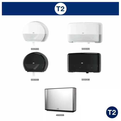 Tork Premium Mini Jumbo, extra puha toalettpapír 19cm átm. - 3 rétegű, hófehér, 120m (Karton - 12 tek)