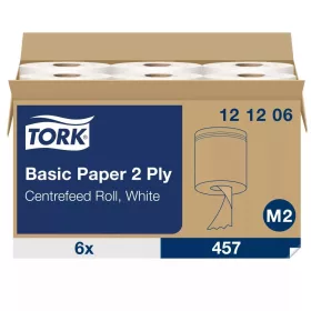   Tork általános belsőmagos papír 19cm átm. - 2 rétegű, hófehér, 160m (Karton - 6 tek)