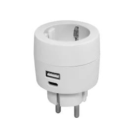   Commel hálózati elosztó adapter,telefontöltő  USB A+C, dugalj