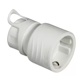   Commel földelt dugalj hátsó kivezetésű, schuko 16 A 250 V ~, fehér