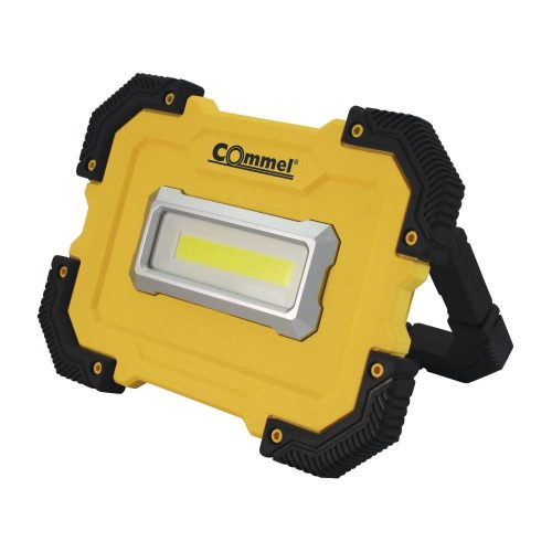 Commel LED reflektor 10W, hordozható, akkumulátoros, 1000 lumen