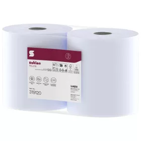   Satino Wepa HiLine ipari tekercses kéztörlő cellulóz 3 réteg, kék, 23x35cm/lap 1000lap/tekercs 2 tek/zsugor