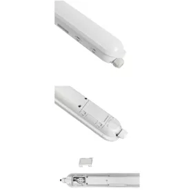   Commel LED armatúra lámpatest, por és vízmentes 55 W 148 cm 4000k