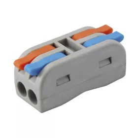   Commel oldható vezeték összekötő, csatos  2-2, 0.2-2.5(4) mm², 10 db