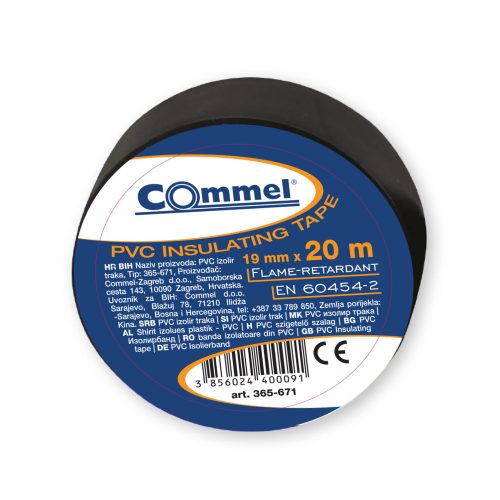 Commel szigetelőszalag  19mm x 20m 1 db