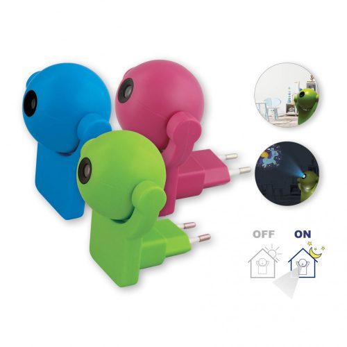 Commel LED éjszakai fény projektor piros tündéres gyerekszobába, alkonykapcsolóval 