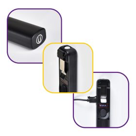   Commel LED ellenőrző szerelő lámpa, mágneses, akkumulátoros, 3W + 3W COB