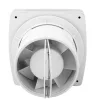 Commel elszívó ventilátor 150 mm, időzítővel, záró lamellával, golyóscsapágyas fekete 18 W, 240 m³/h , 34 dB