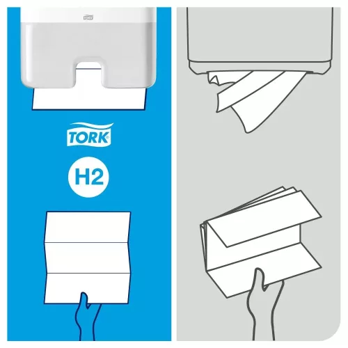 Tork Xpress® Multifold Mini H2 kéztörlő-adagoló Fekete