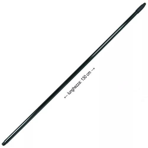 IGEAX ipari műanyaggal bevont fém nyél fekete 1,3m 25mm átmérő