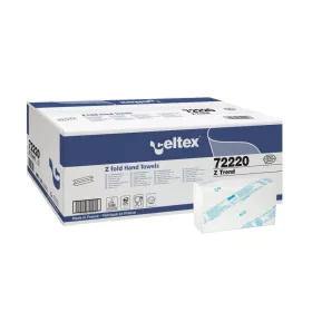   Celtex Z Trend hajtogatott kéztörlő cellulóz, 2 réteg, 20,5x24cm, 25x150 lap (3750 lap)