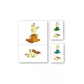   Fato Bár és fagyi szalvéta, caffe corretto 17x17cm 1 réteg 2000 darab/doboz