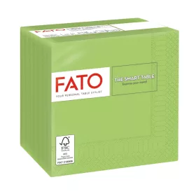 Fato Szalvéta 24x24cm almazöld 2 rétegű 100 lap/csomag 