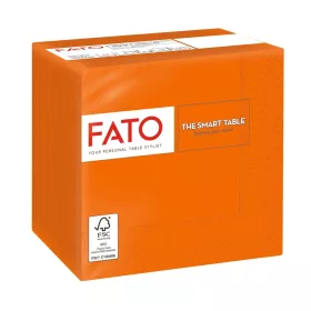   Fato Szalvéta 24x24cm narancssárga 2 rétegű 100 lap/csomag 
