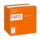 Fato Szalvéta 24x24cm narancssárga 2 rétegű 100 lap/csomag 