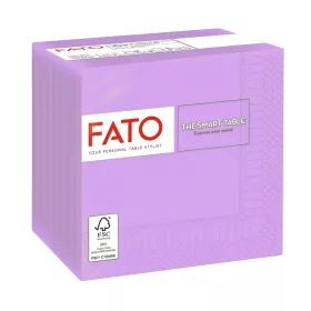 Fato Szalvéta 24x24cm lila 2 rétegű 100 lap/csomag 
