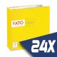 Fato Szalvéta 33x33cm citromsárga 2 rétegű 50 lap/csomag (24 csomag)