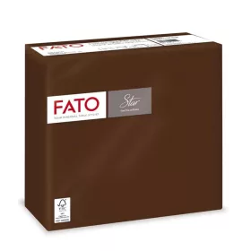   Fato Sztár szalvéta 2 rétegű 38x38cm csokoládébarna 40 szál/csomag 