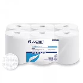   Lucart Strong 130A tekercses kéztörlő 2 rétegű cellulóz 130m 6 tekercs/zsugor