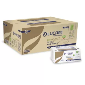 Lucart ECO Natural Z hajtogatott kéztörlő 2 rétegű