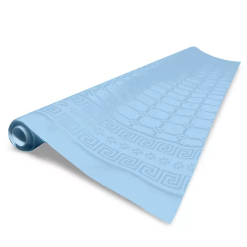 Fato Asztalterítő tekercs 1.2x7m damask világoskék