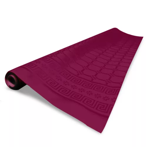 Fato Asztalterítő tekercs 1.2x7m damask bordó