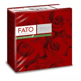 Fato Airlaid szalvéta 40x40cm Rózsa mintás 50 lapos
