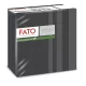 Fato Airlaid szalvéta 40x40cm Tweed fekete 50 lapos