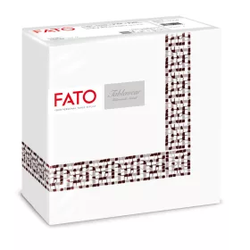 Fato Airlaid szalvéta 40x40cm Mykonos kakaó 50 lapos