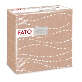 Fato Airlaid szalvéta 40x40cm Perle hazelnut 50 lapos