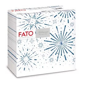   Fato Airlaid karácsonyi szalvéta 40x40cm Incanto Blue 50 lapos